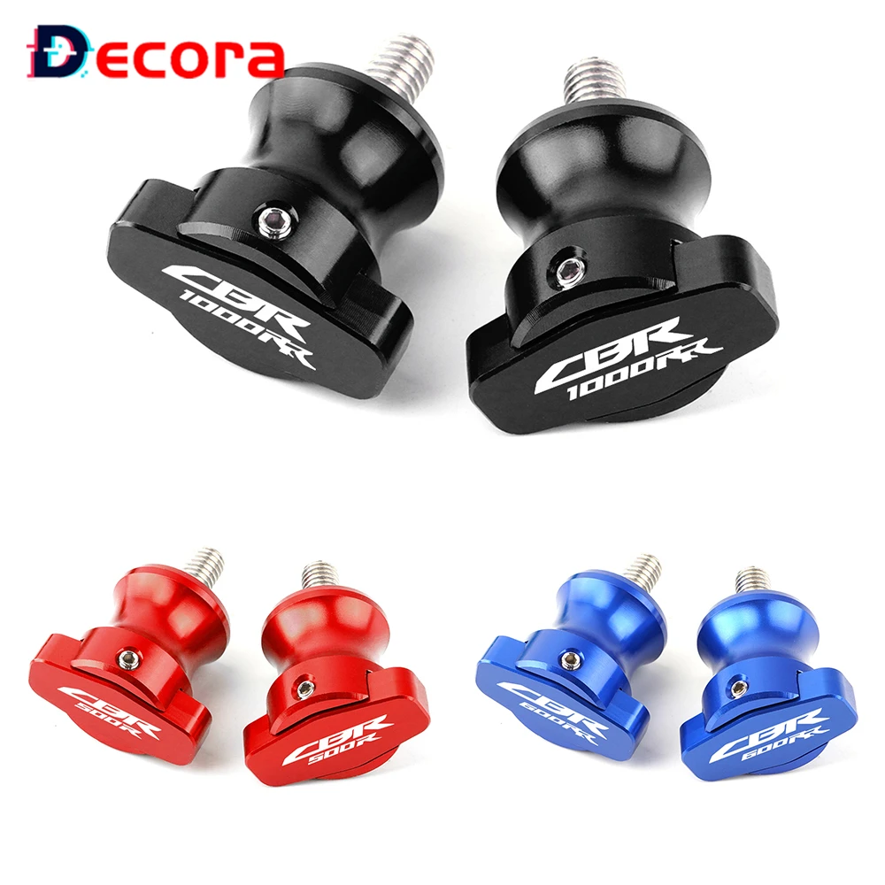 

For Honda CBR1000RR CBR600RR CBR500R CBR 600RR/1000RR 500R 600 1000 RR CNC Motorcycle Swingarm Spools Slider Sdand Screws 8MM