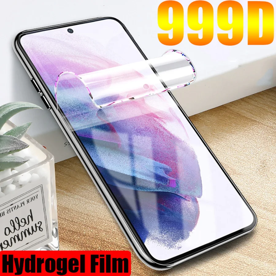 21D спереди и длинное сзади гидрогель пленка для Samsung Galaxy Note 10 плюс A51 A71 A52 A72 S21 S20
