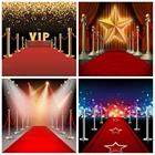 Laeacco сценический фон для фотосъемки красный ковер VIP вечерние Золотой горошек детский портрет фото фон фотосессия Фотостудия