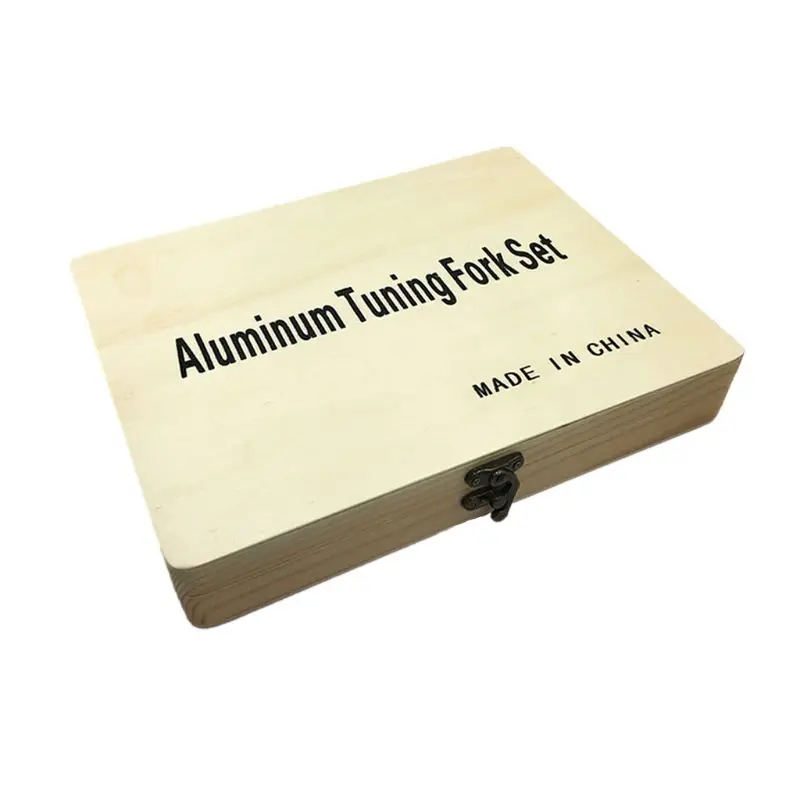 

Aluminum Tuning Fork Set With Mallet, 13 Forks For Healing And Relaxation