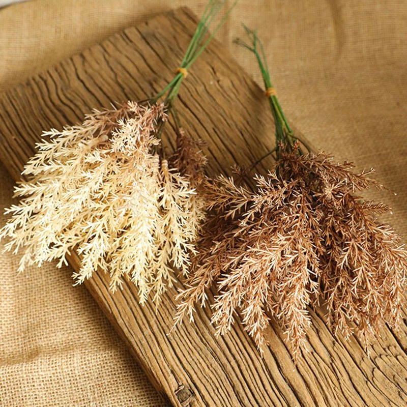 

Rime Artificial Flowers Holding Flowers Home Room Autumn Deocration Wedding Bouquet Decor Accessories Coffee Fake Flower