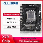 Материнская плата Kllisre X79, четырехканальная, USB 3,0, STAT, 3,0 M.2 NVME, поддержка процессора Xeon LGA 2011, DDR3, ОЗУ с ECC