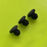 10pcs black solid silicone rubber cap 2 533 54mm t type plug cover snap on gasket blanking end cap seal stopper insert bung