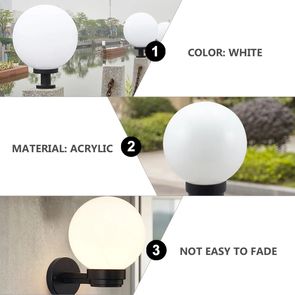 

Acrylic Lampshades Outdoor Lamp Protective Covers Chandelier Lamp Shades Decor