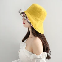 cokk bucket hat women leaf printed fisherman cap female korean spring summer hats for women bob foldable gorro cotton