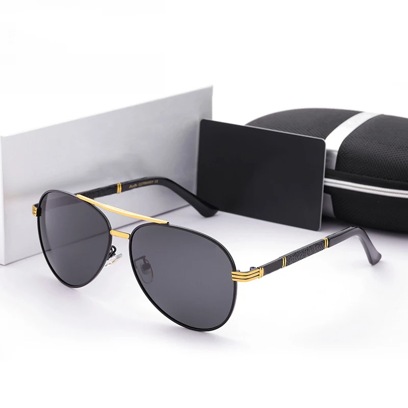 

Солнцезащитные очки с поляризационными стеклами UV400 для мужчин и женщин, Классические авиаторы в стиле ретро, для вождения, 2021, 501