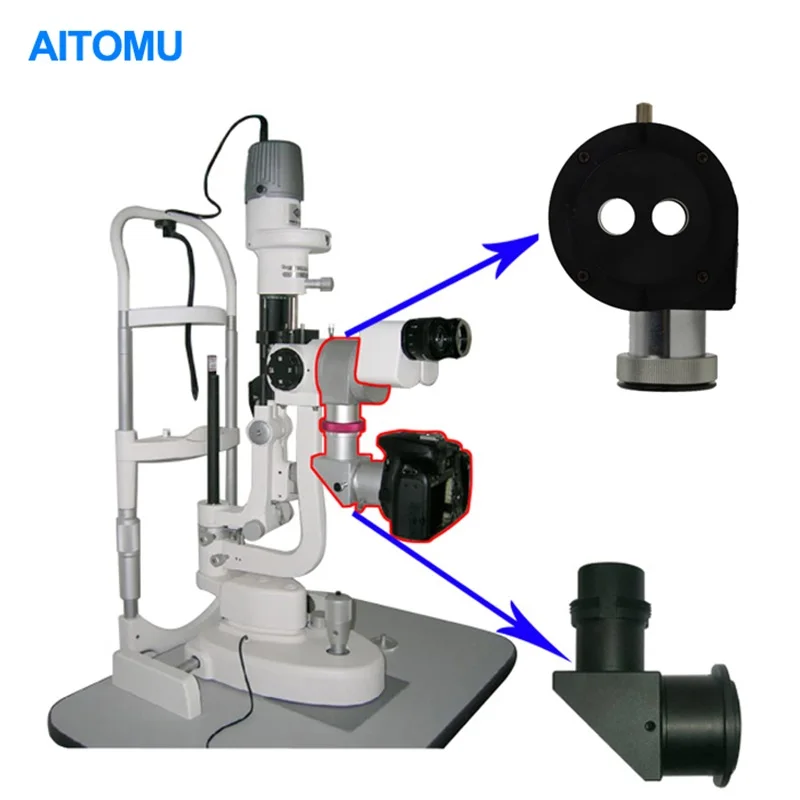 Haag Streit Тип щелевая лампа разделитель луча цифровой адаптер|adapter splitter|adapter type gadapter