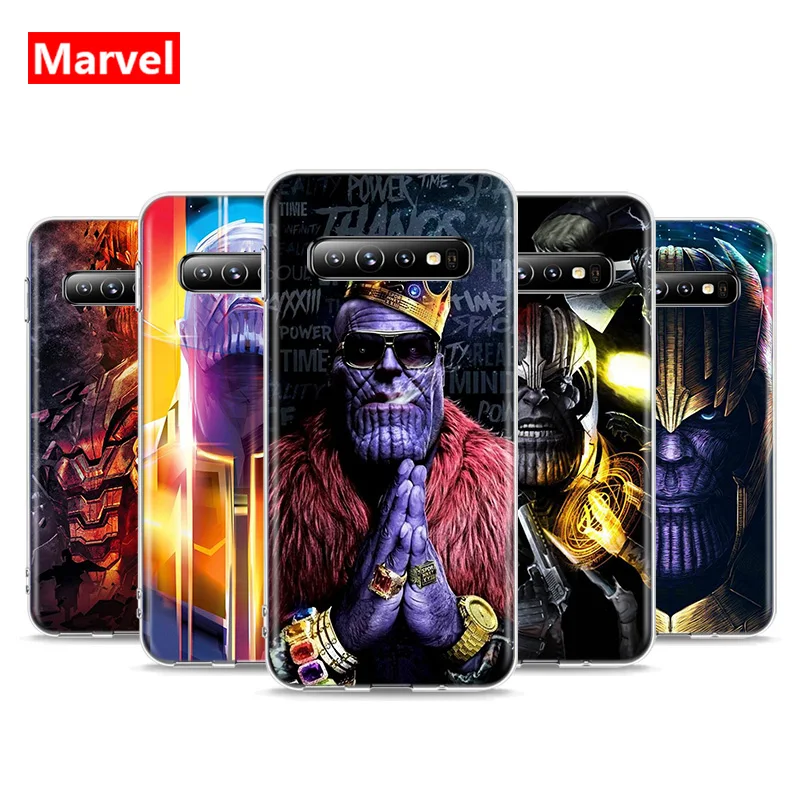 

Marvel Avengers Thanos For Samsung Galaxy S21 S20 FE Ultra S10 Lite 5G S10E S9 S8 Plus S7 S6 Edge Soft TPU Silicone Phone Case