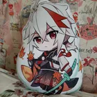 Аниме-подушка для дивана Genshin Impact, подушка, тартаглия кокоми, мяч мотто, Ayaka, Yae, мягкая плюшевая кукла, игрушки