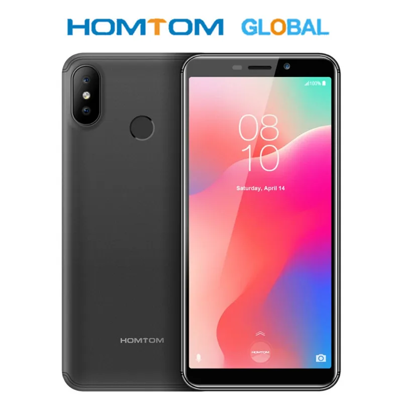 HOMTOM C1 1 ГБ ОЗУ 16 Гб ПЗУ четырехъядерный мобильный телефон 5 дюйма 18:9 полный дисплей