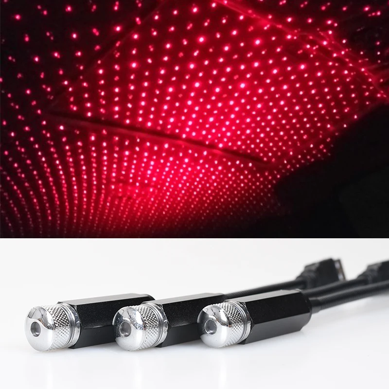 

Car Decoration Light Decorative USB Starry Sky Atmosphere Exciting Home Bedroom Projection Sky Lamp Star Car Decoration Light
