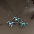 Ожерелье DoreenBeads, светящееся в темноте ожерелье в форме лошади, Очаровательная цепочка, деликатное ожерелье, светящиеся украшения для вечеринок