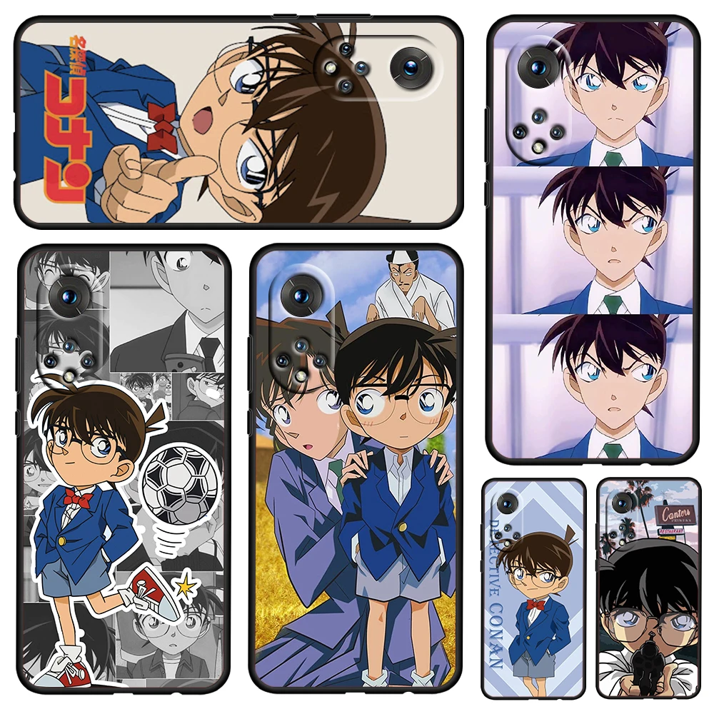 

Case Closed Detective Conan for Honor Magic Play 3 5T Pro X20 50 SE V30 5G 30i 10X 30S 9A 9C 20S V20 Soft Black Phone Case