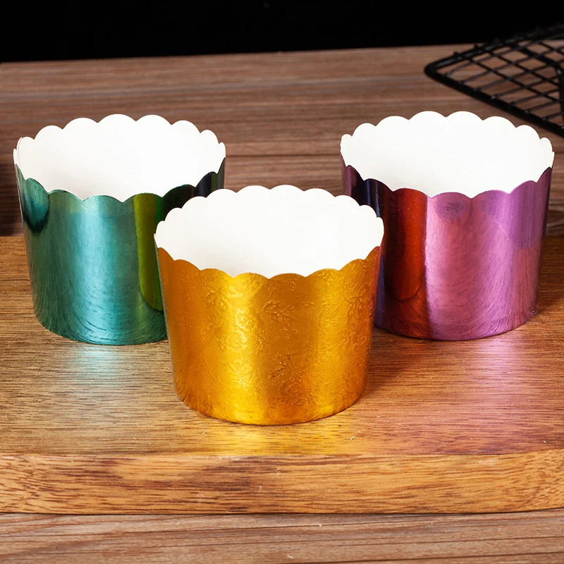 

100pcs High quality cake bread paper cup birthday wedding party handmade diy baking dessert cup high temperature resistance