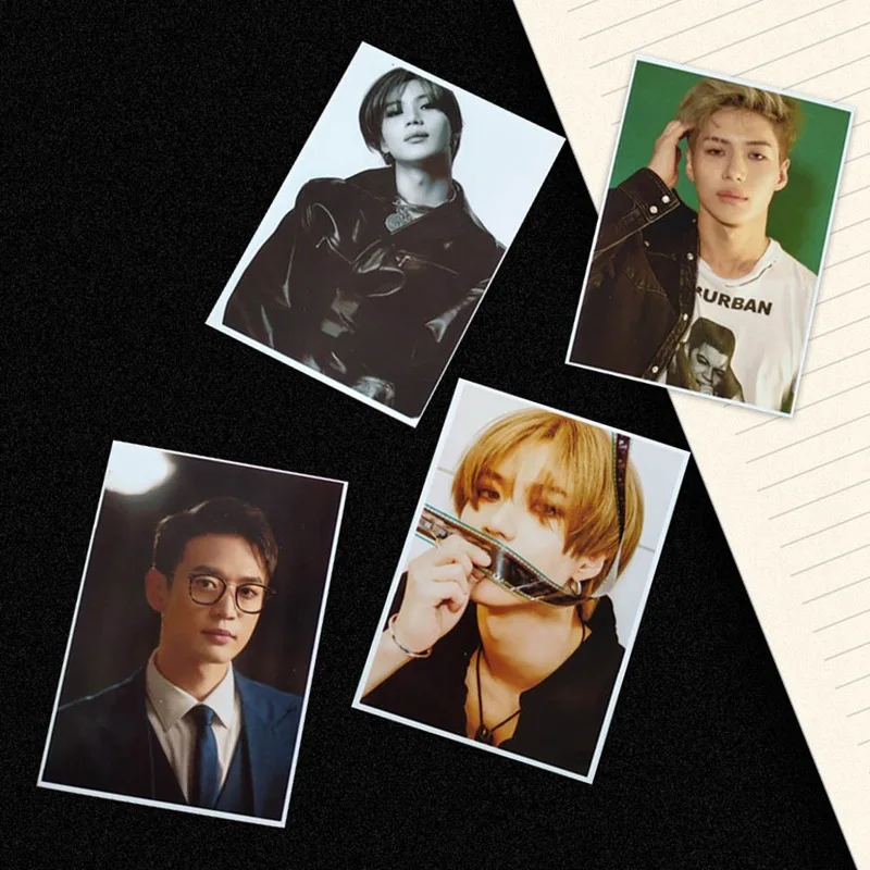 16 шт./компл. KPOP SHINee Фотокарта самодельная бумага Lomo HD вентиляторы Подарочная