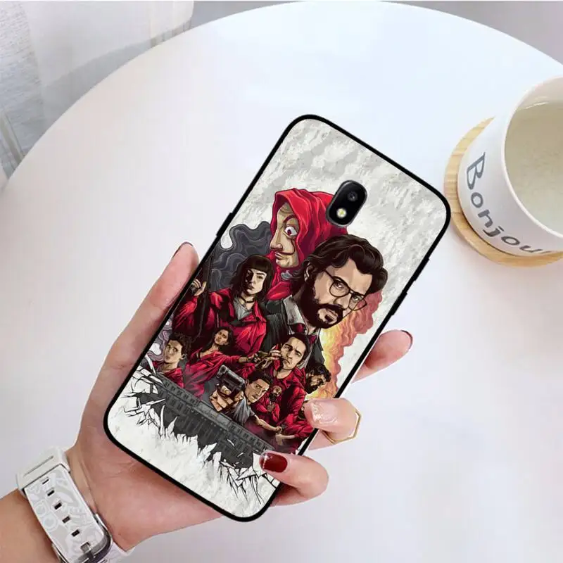 

TV series Money Heist House of Paper Phone Case cover For Samsung Galaxy J7 J6 J6PLUS J8 J4 J4Plus J7DUO J7NEO J2 J5 J6 J7 Prime