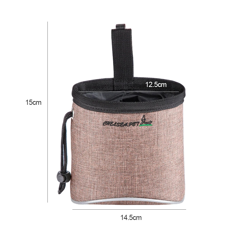 

Pet Dog Training Bag Portable Treat Snack Bait Dogs Obedience Agility Outdoor Feed Storage Pouch Food Reward Waist New Bags