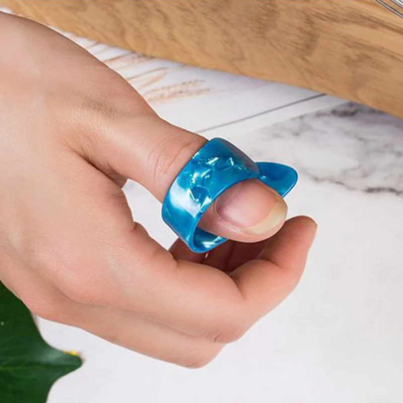 5 шт. целлулоидные гитарные клюшки для большого пальца s образные акустической