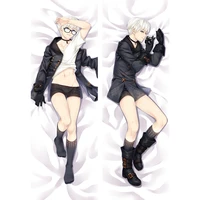 anime game nierautomata yorha no 9 s dakimakura otaku bedding throw cushion pillow cover male body cosplay hugging pillowcase