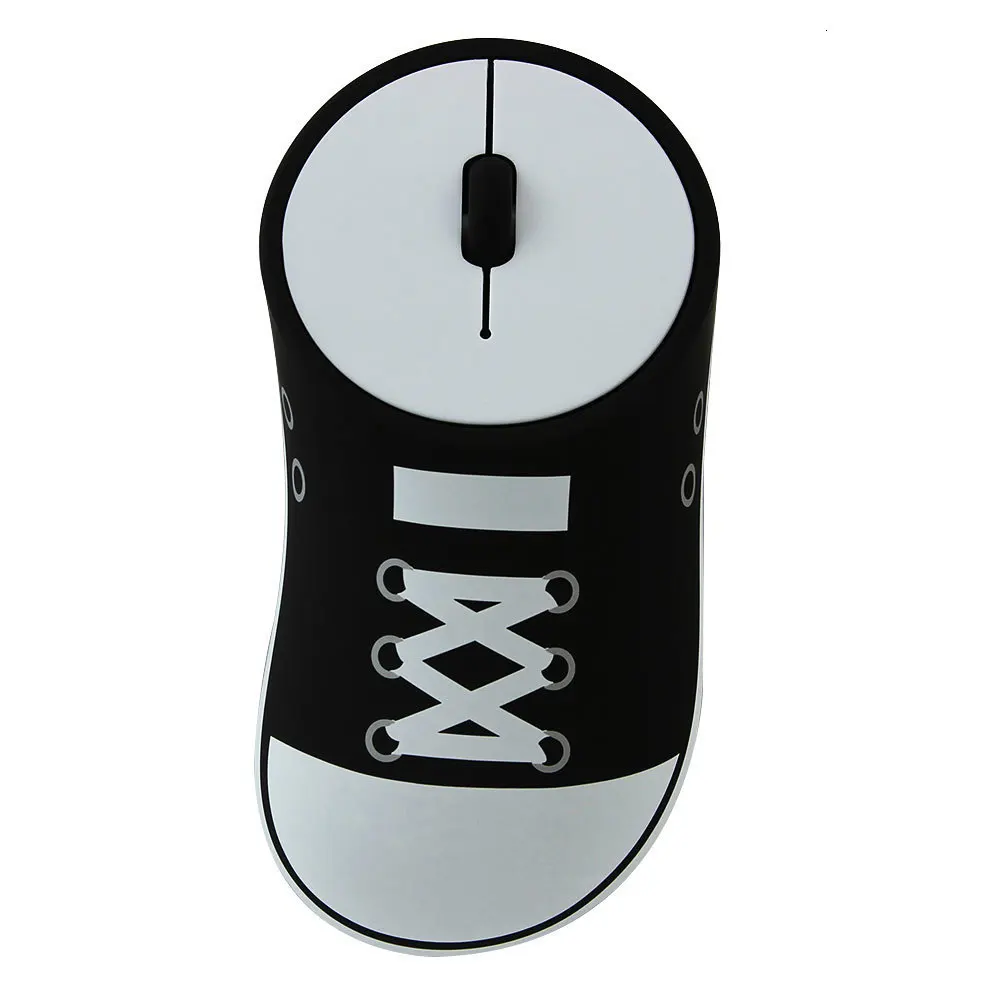 CHYI Cool Wireless Mouse Rechargeable Canvas Shoes Model Office Computer Mice 1200DPI USB Optical Ergonomic Mause With Mouse Pad