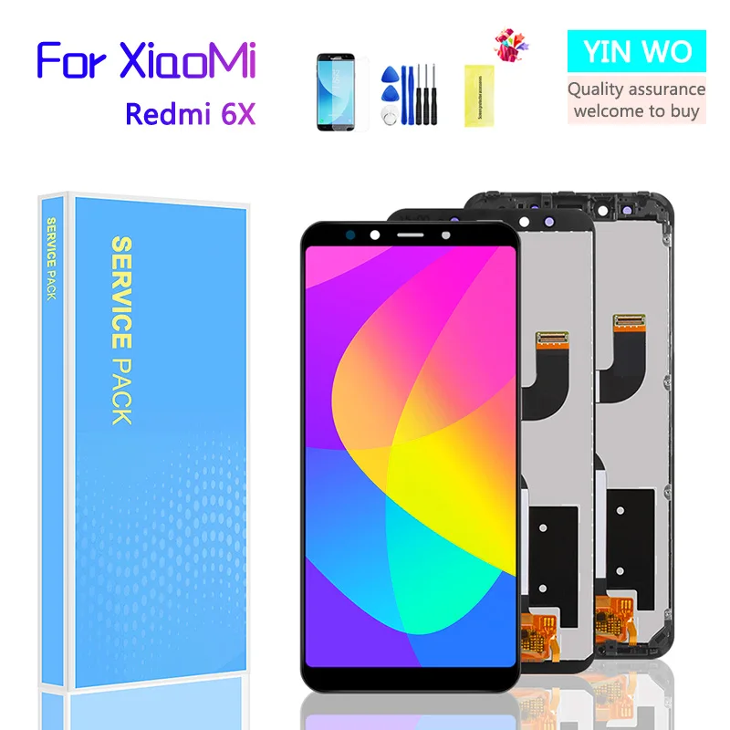 Оригинальный ЖК дисплей для Xiaomi Mi A2 MIA2/Mi 6X с сенсорным экраном дигитайзер в сборе