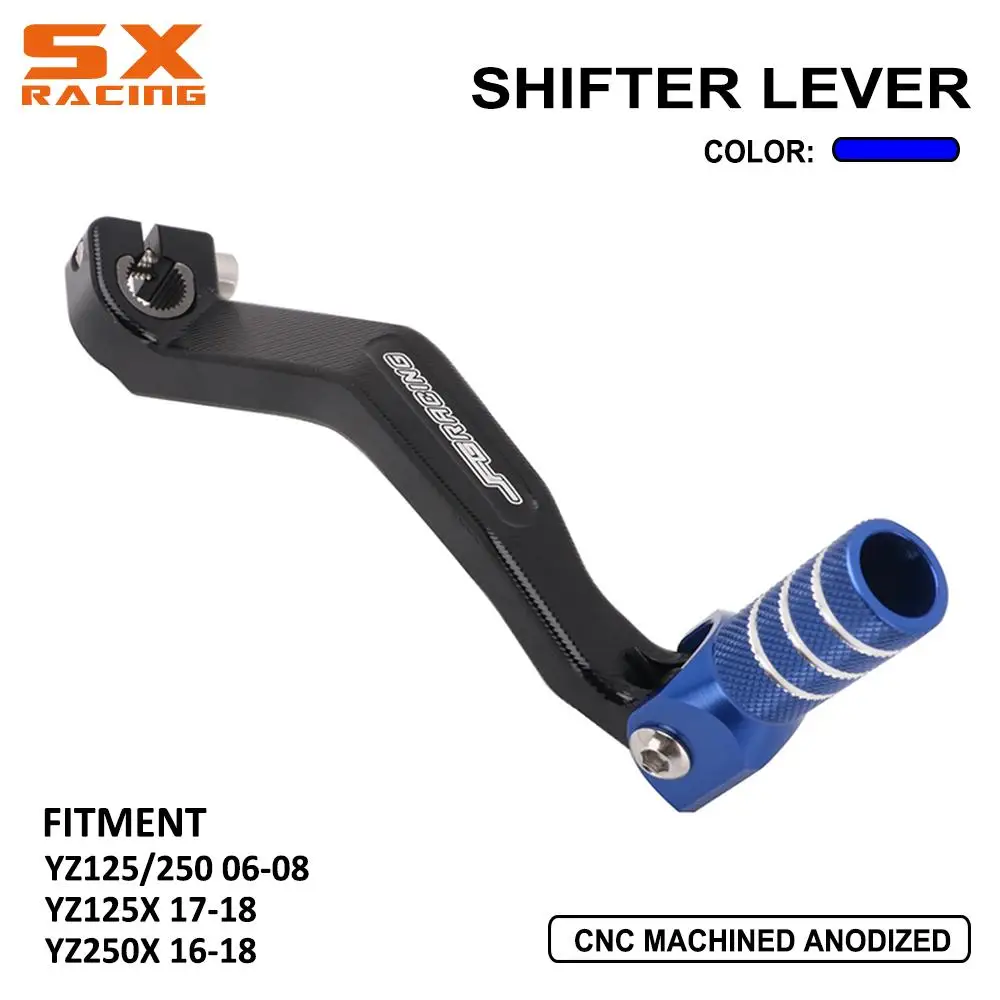 Рычаг переключения передач CNC для мотоцикла Yamaha YZ125 YZ250 YZ125X YZ250X YZ125G YZ250G YZ 125 250 2005