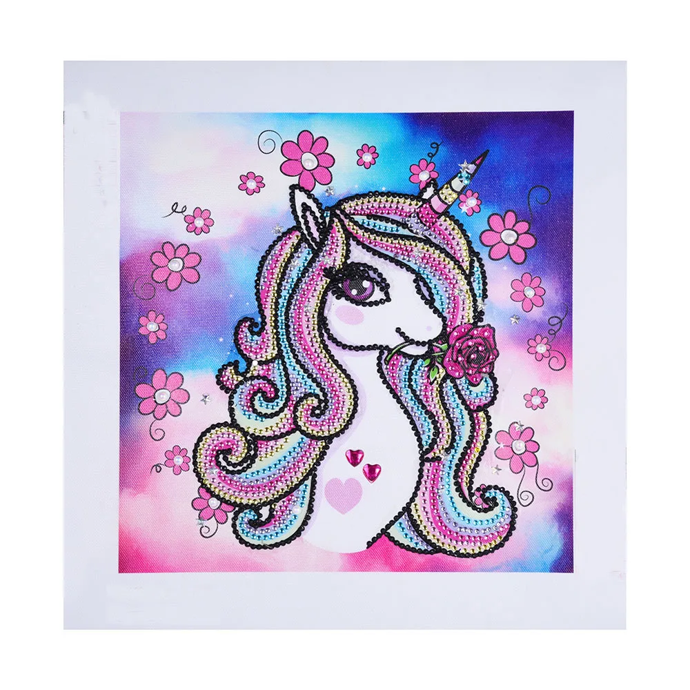 Алмазная живопись 5D мультяшный единорог принцесса пони чужой мозаика вышивка