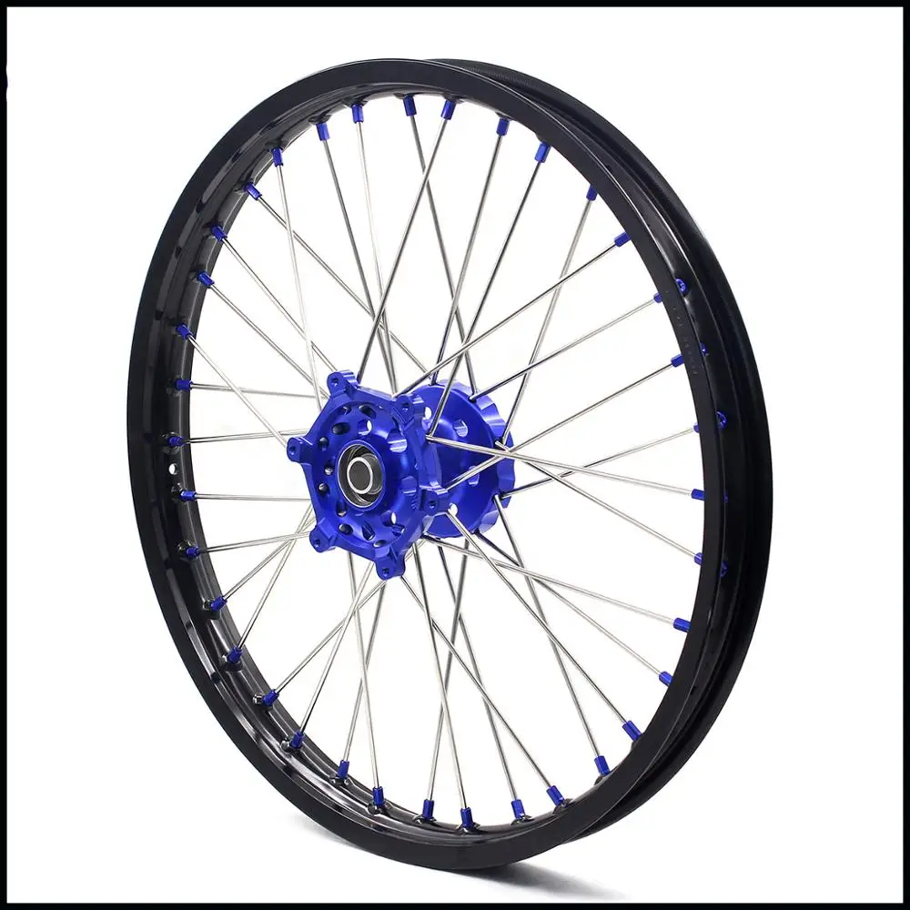 Комплект колес для мотоцикла YAMAHA WR250F 1 6 21/2 WR450F 2001 2018 Blue 2003*2018|enduro wheels|yamaha rimsrims yamaha |