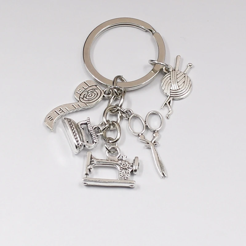 Новинка модная швейная машинка для ювелирных изделий брелок швабра стеганых