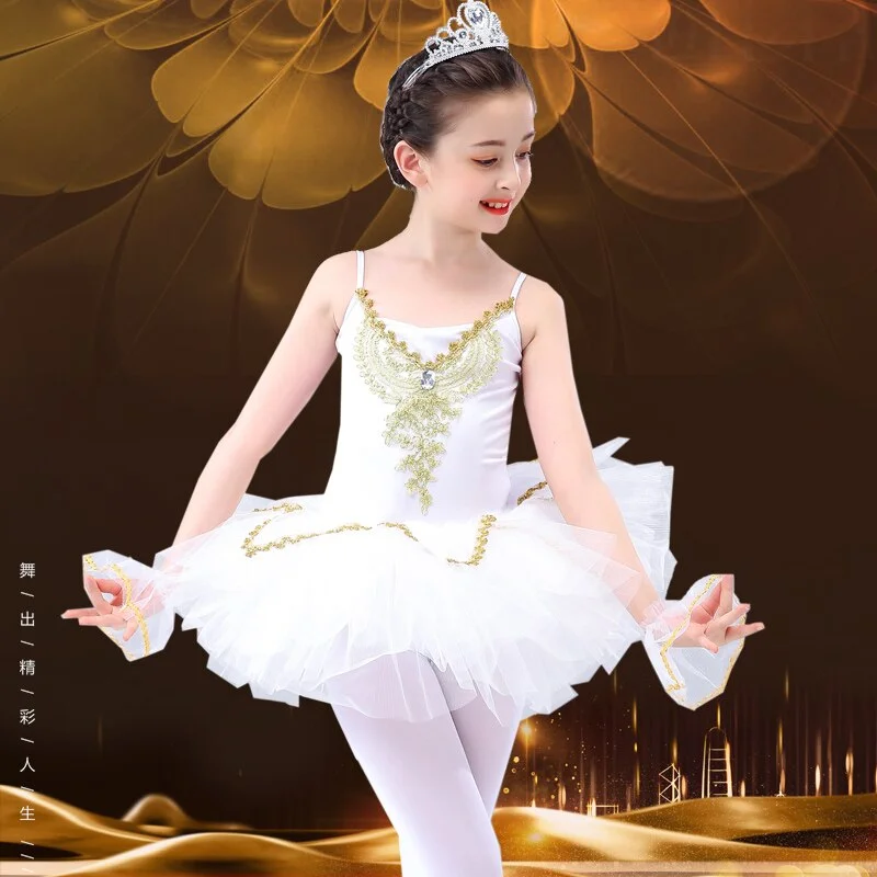 

Professional Ballet Dance dress Tutu Child Swan Lake Costume White Red Blue pink Ballet Dress for Children Tutu Girls Dancewear