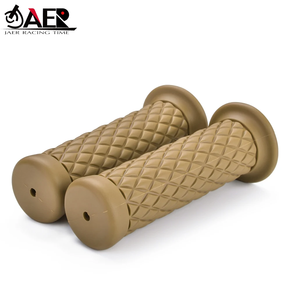 

Универсальный Винтаж 7/8 "22 мм мотоцикла с ЧПУ грипса на руль мотоцикла ручки Cafe Racer резиновая рукоятка