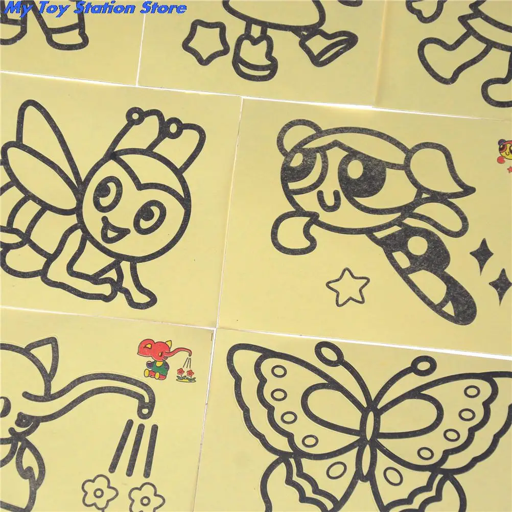 5/10 шт. ручная работа цветные Мультяшные игрушки для рисования песочное искусство