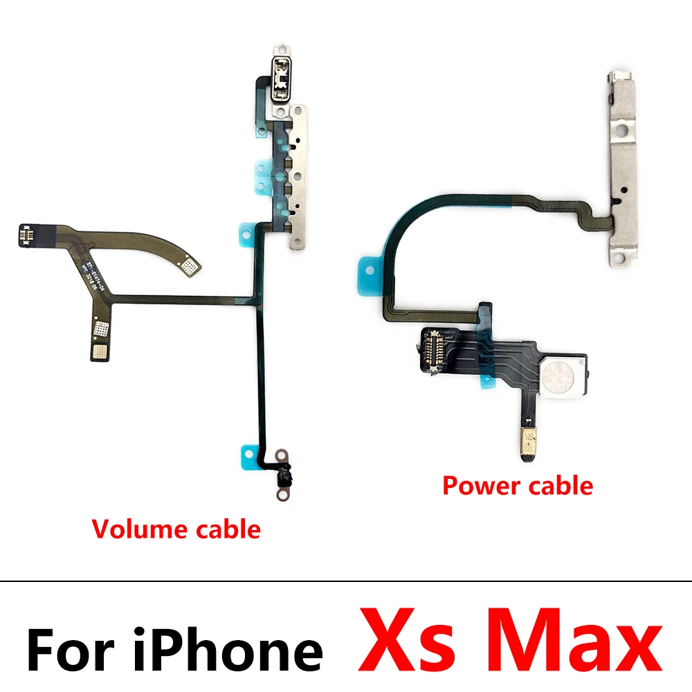 Новый гибкий кабель питания для IPhone 7 8 Plus X XR XS Max Кнопка переключения громкости с