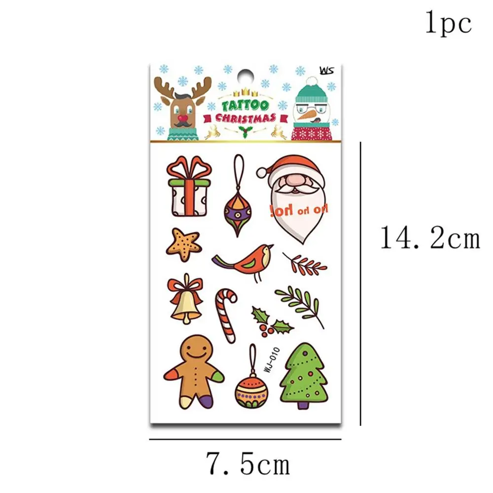 1pc Stickers 7 CHZLL съемные рождественские наклейки, украшения, Санта-Клаус, олень, Декоративный Рождественский Декор для дома, Санта-Клаус, Noel, Декор - Цвет: 1pc Stickers 7