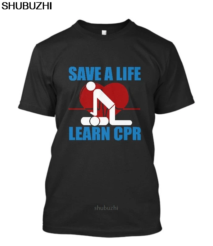 Новая мужская черная футболка для фельдшера с принтом «SAVE A LIFE LEARN CPR EMT EMS», футболка в стиле хип-хоп, новые футболки arrival sbz8521