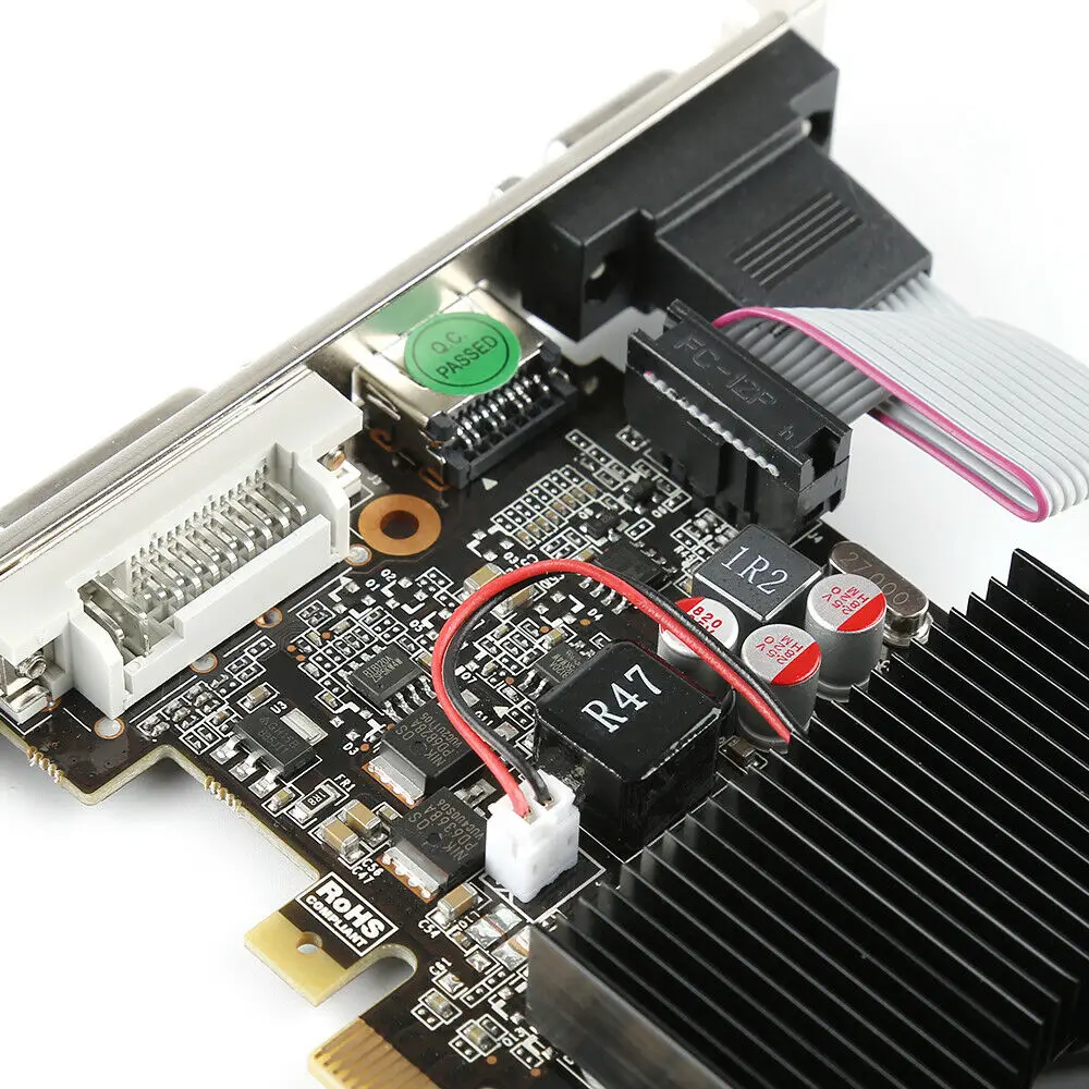 Видеокарта NVIDIA GeForce GT730 2GB DDR3 DVI VGA HDMI PCI-E низкопрофильная Видеокарта новая