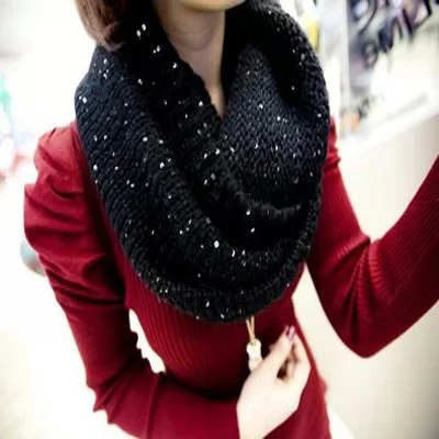 300 г/лот нитки с блестками Смешанная шерстяная шелковая пряжа для вязания крючком