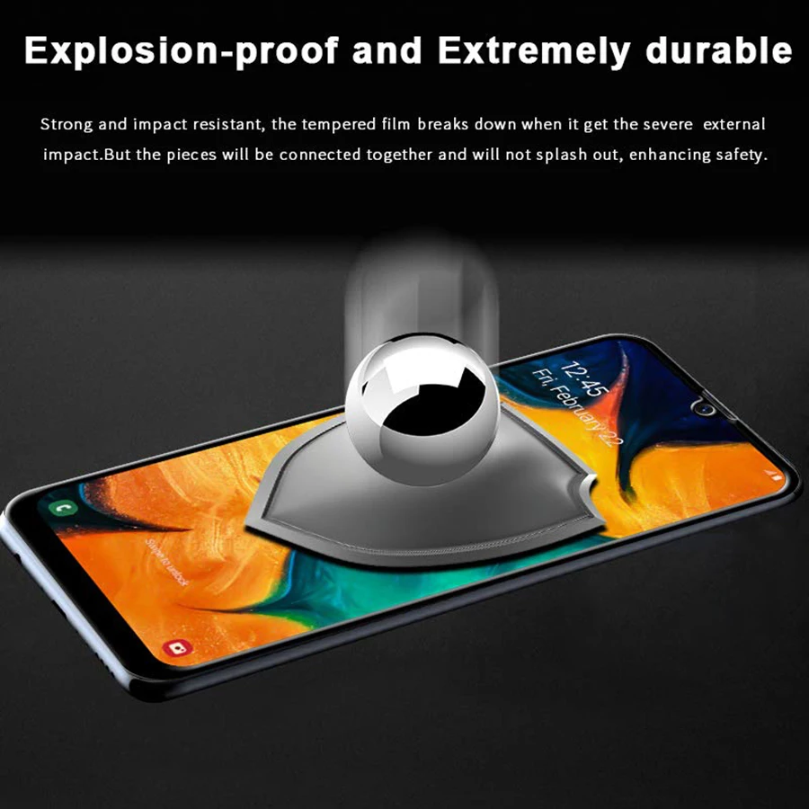 Защитное стекло 9D на весь экран пленка для samsung galaxy a70 a50 a40 a30 a20 a20E a10 a 50 30|Защитные