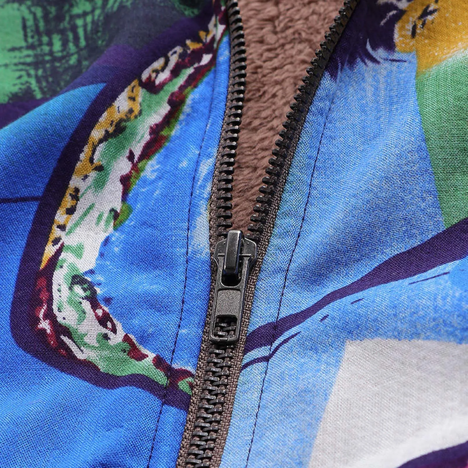 

2020 Fashion Women Coat Winter Warm printing Hooded Down Oversize Jacket Pocket Zipper Outwear Windbreaker