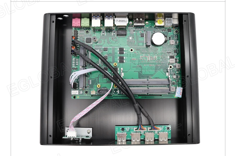 [8th поколения Intel Core i7 8550U 4 ядра 8 нитей] Eglobal Nuc мини-ПК с Windows 10 Pro DDR4 переменного тока 4K с Wi-Fi HTPC HDMI дисплейный порт MiniDP типа
