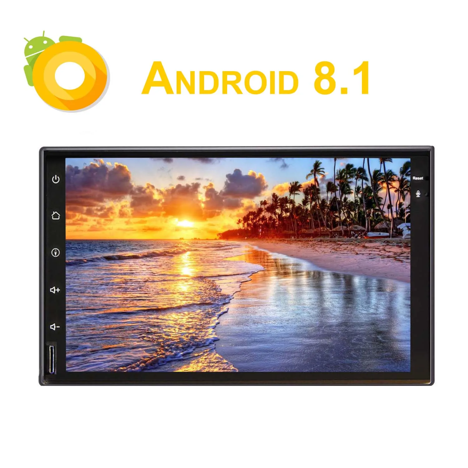 

Android 8.1 Stereo Touchscreen Car Radio 7inch GPS Car Stereo Bluetooth Navigation MP5 No DVD Player WiFi In Dash Head Unit