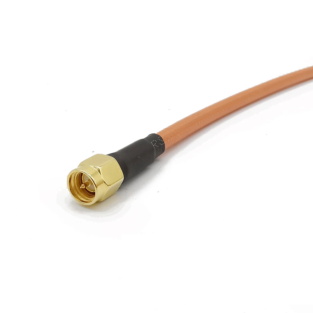 RG400 SMA штепсельная вилка N медная с серебряным коаксиальным РЧ кабелем 50 Ом кабель