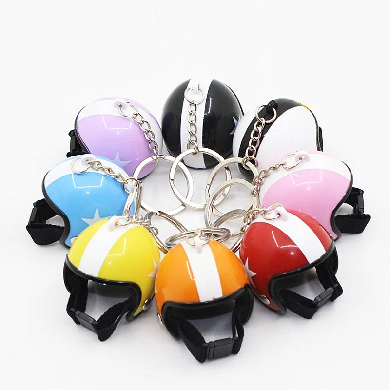Брелок для ключей мужчин и женщин симпатичная имитация мотоциклетного защитного