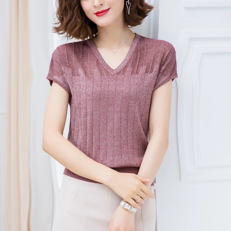 Новинка 2021 летняя футболка Женская эластичная оверсайз женская одежда женские