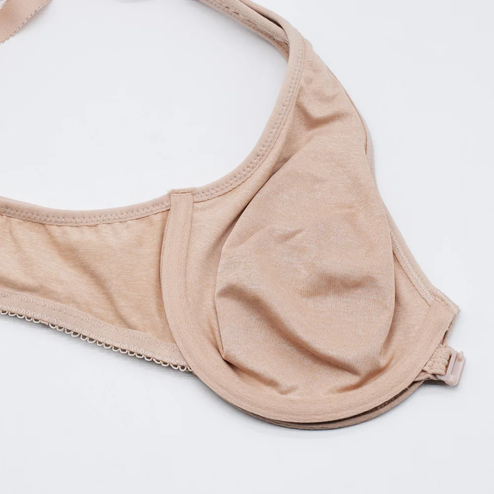 

New Sexy Women Bra Front Button No Padded With Steel Ring Brassiere U-Shaped Shoulder Strap Underwear Lingerie Size 32-42