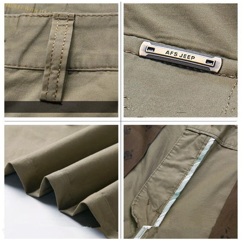 

Pocket Multi Work Cotton Long Trousers Tactical Military Cargo Pants Men SWAT Special Force Army Combat Casual Thin Pants
