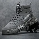 Мужские ботинки в стиле милитари, кожаные ботинки до щиколотки, тактические, водонепроницаемые, для работы в пустыне, армейские ботинки, для зимы, 2021