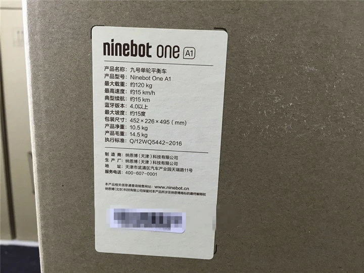 Ninebot один A1 Одноколесный умный электрический самобалансирующийся скутер Ховерборд скейтборд Одноколесный велосипед UL Поддержка двойной комплект аккумуляторов