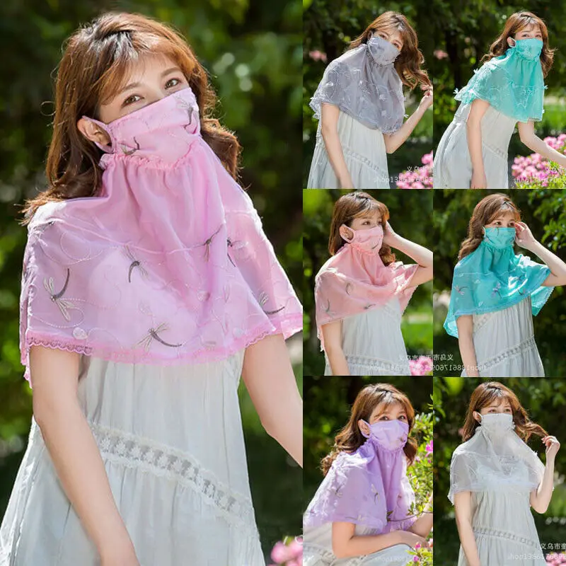 Women Anti-UV Riding Face Prodection Summer Sunscreen Shields 9 Colors | Красота и здоровье