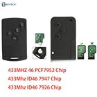 OkeyTech 34 кнопки 433 МГц различные чипы дистанционного управления автомобильный ключ для Renault Megane II Scenic 2 Grand Scenic II 2003 - 2008